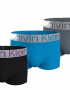Calvin Klein 3Pack Microfiber Low Rise Trunk 000NB3074A-MH8, MULTI COLOR